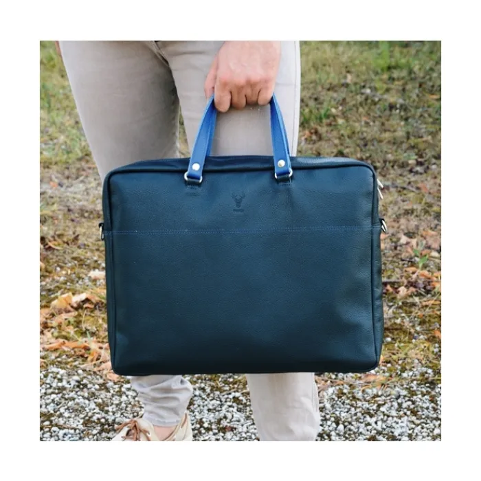 Frandi Cartable cuir homme rouge,noir ou gold ->Homme Porte-Documents Cuir | Sac-Sacoches Cuir