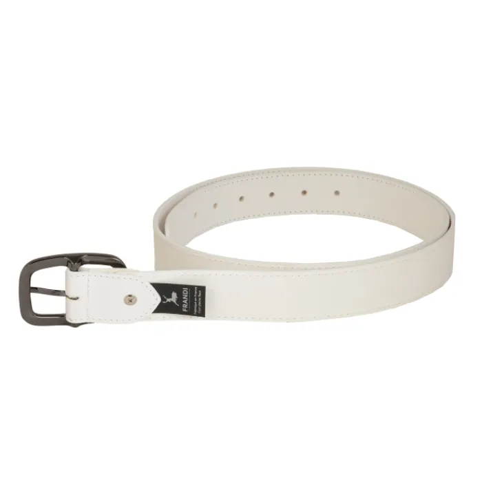 Frandi Ceinture blanche 35 mm>Femme Ceinture Cuir Femme