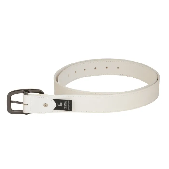 Frandi Ceinture blanche 35 mm>Femme Ceinture Cuir Femme