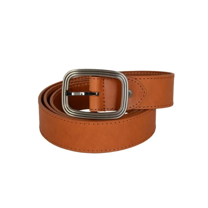 Frandi Ceinture boucle ovale gold>Femme Ceinture Cuir Femme