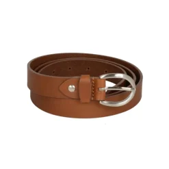 Frandi Ceinture cuir - Ceinture cuir fine capuccino ->Femme Ceinture Cuir Femme