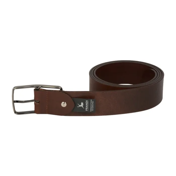 Frandi Ceinture cuir - Ceinture marron de la marque>Femme Ceinture Cuir Femme