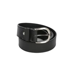Frandi Ceinture cuir noir avec surpiqûre - 35873><noscript><img width=