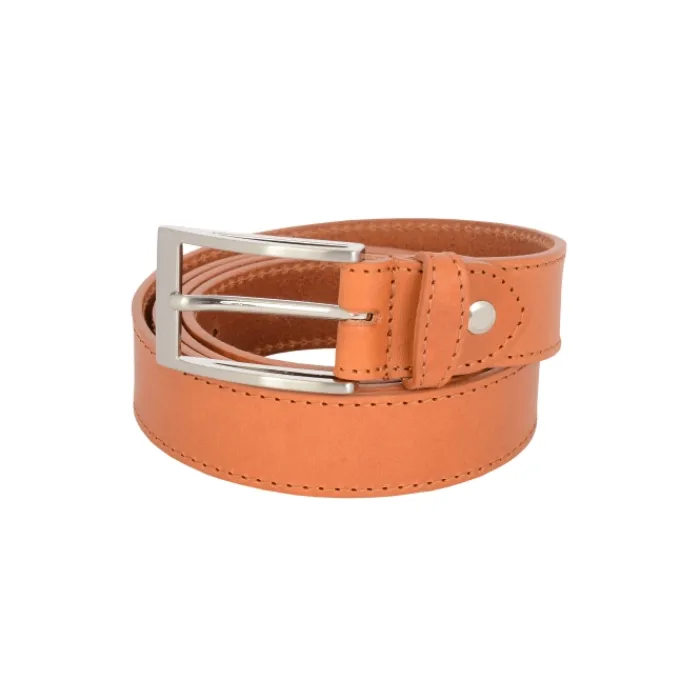 Frandi Ceinture en cuir haut de gamme - Ceinture avec boucle rectangle 3310>Homme Ceinture En Cuir