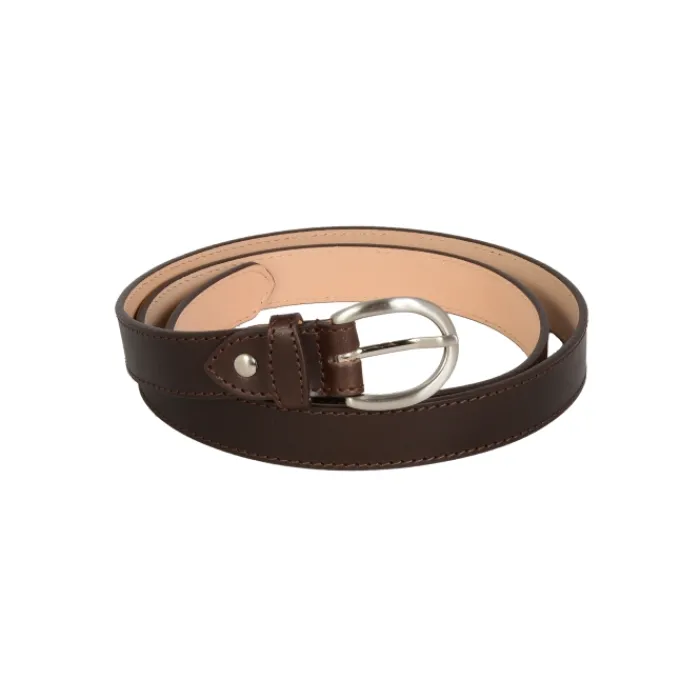 Frandi Ceinture fine avec doublure en cuir ->Femme Ceinture Cuir Femme