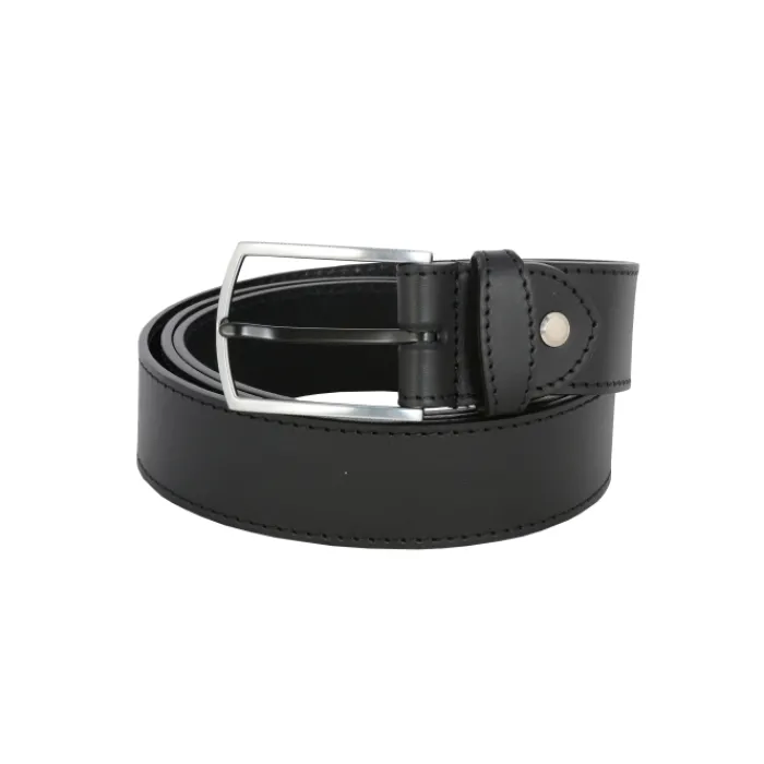 Frandi Ceinture noir en cuir - Fabrication France ->Femme Ceinture Cuir Femme | Ceinture En Cuir