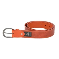 Frandi Ceinturon cuir orange -tannage végétal -boucle arrondi 35873 SP><noscript><img width=