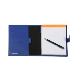 Frandi Conférencier A5 en cuir bleu>Femme Etui Cuir | Etui Cuir