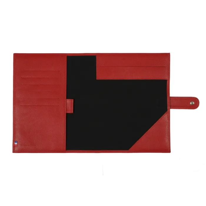 Frandi Conférencier A5 en cuir bleu>Femme Etui Cuir | Etui Cuir