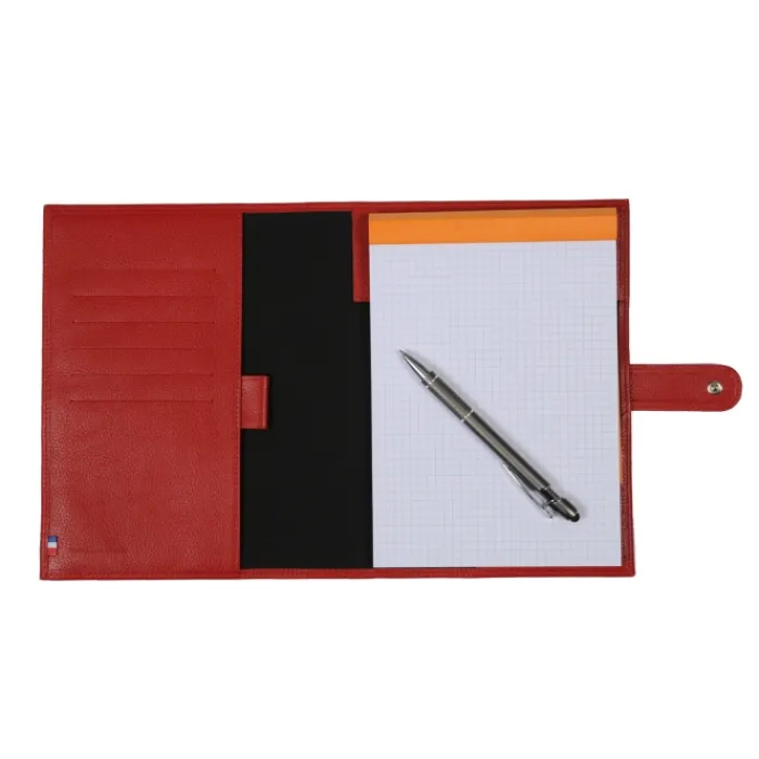 Frandi Conférencier A5 en cuir bleu>Femme Etui Cuir | Etui Cuir