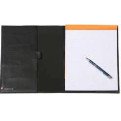 Frandi Conférencier A4 en cuir orange><noscript><img width=