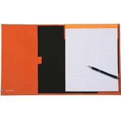 Frandi Conférencier A4 en cuir orange><noscript><img width=