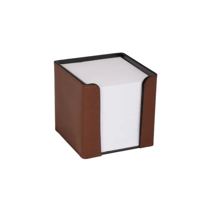 Frandi Cube Post-It en cuir>Homme Sous-Main Bureau