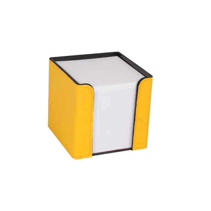 Frandi Cube Post-It en cuir>Homme Sous-Main Bureau