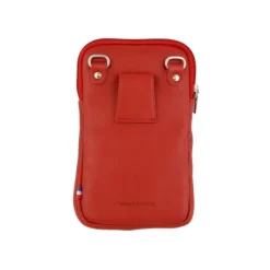 Frandi Etui téléphone en cuir lisse><noscript><img width=
