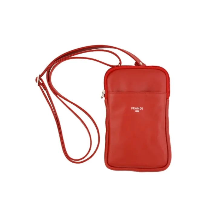 Frandi Etui téléphone en cuir lisse>Femme Sac Cuir