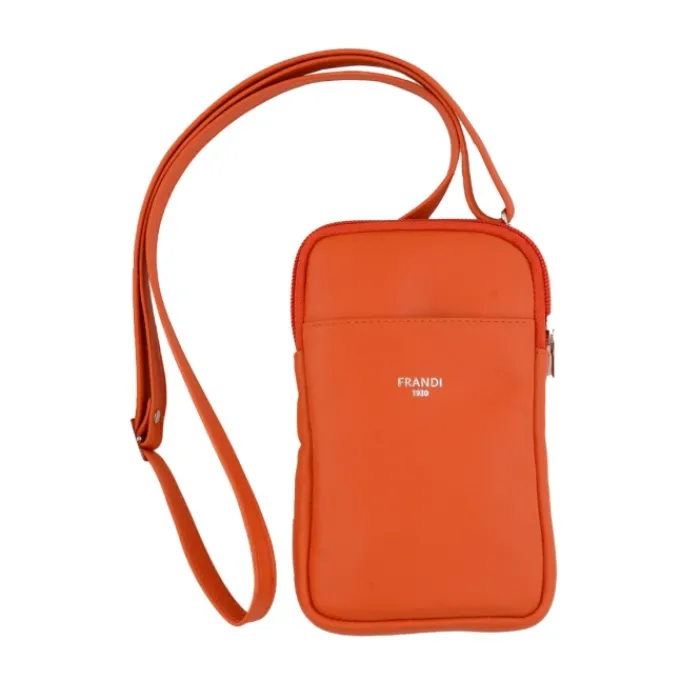 Frandi Etui téléphone en cuir lisse>Femme Sac Cuir
