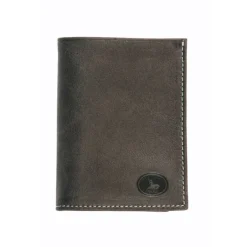Frandi Mini portefeuille cuir gris ->Homme Portefeuille Cuir