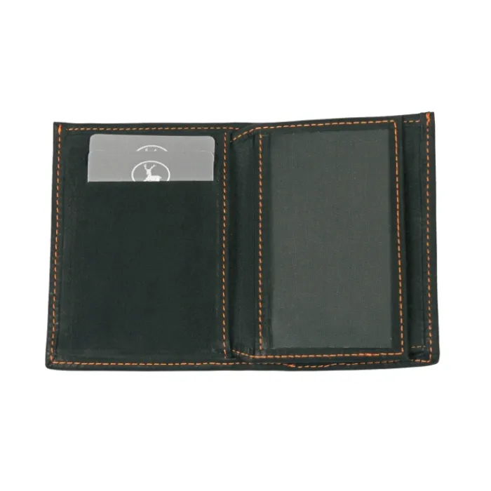 Frandi Mini portefeuille cuir gris ->Homme Portefeuille Cuir