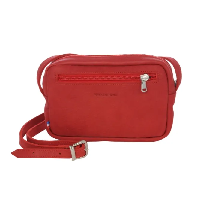 Frandi Mini sac avec bandoulière cuir ->Femme Sac Cuir