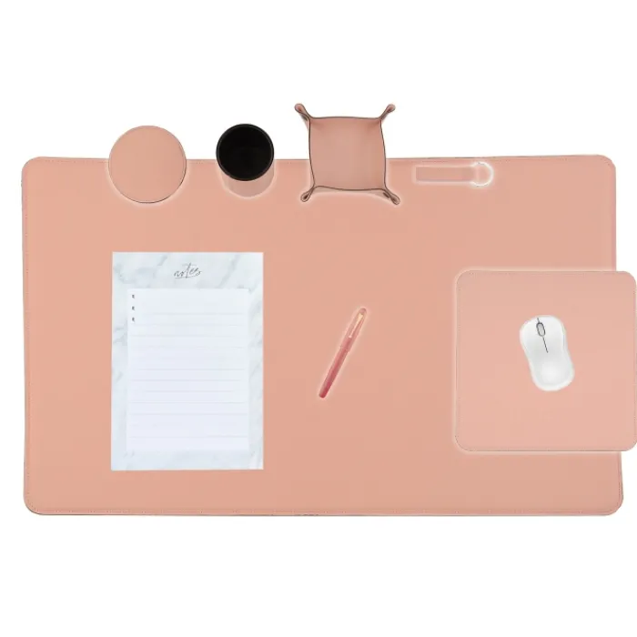Frandi Parure de bureau 80/50 cm>Femme Sous-Main Bureau Cuir | Sous-Main Bureau