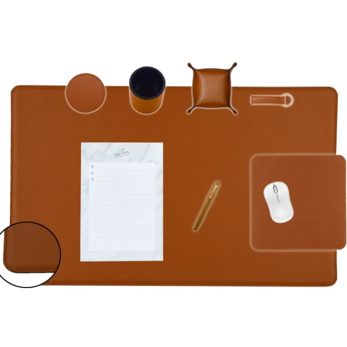 Frandi Parure de bureau 80/50 cm>Femme Sous-Main Bureau Cuir | Sous-Main Bureau
