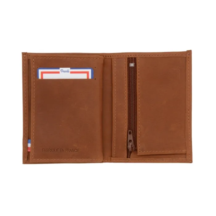 Frandi Petit portefeuille ->Homme Portefeuille Cuir