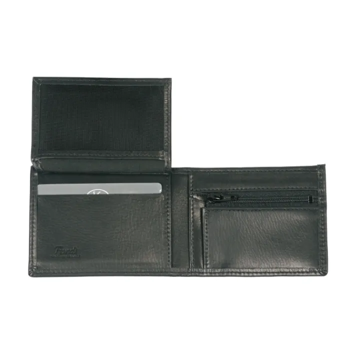 Frandi Petit portefeuille en cuir pour homme ->Homme Portefeuille Cuir