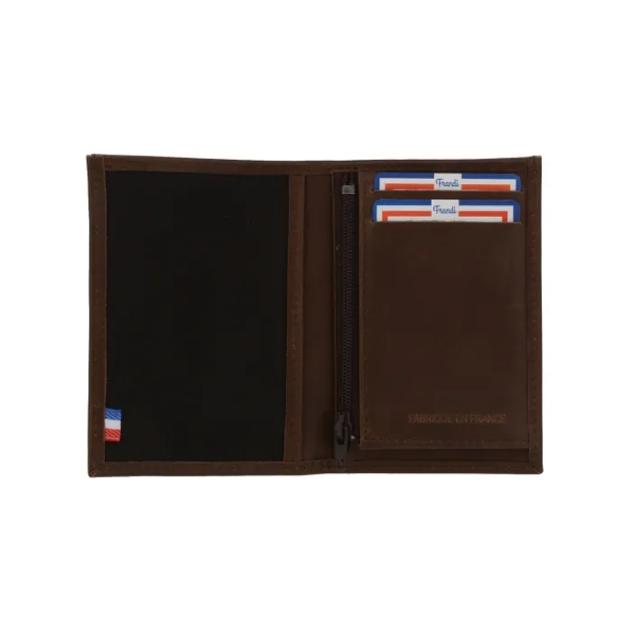 Frandi Petit portefeuille en cuir pour homme - depuis 1930>Homme Portefeuille Cuir