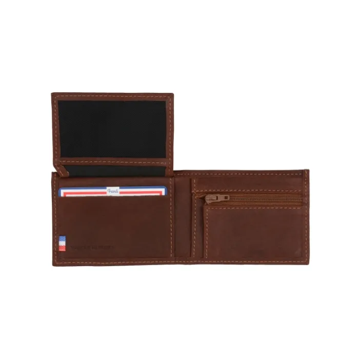Frandi Petit portefeuille en cuir pour homme ->Homme Portefeuille Cuir