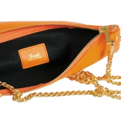Frandi Pochette femme cuir avec chaîne -><noscript><img width=