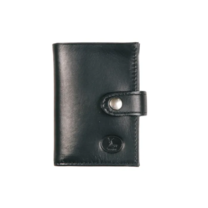 Frandi Porte carte cuir noir ou marron foncé ->Homme Porte-Carte Cuir