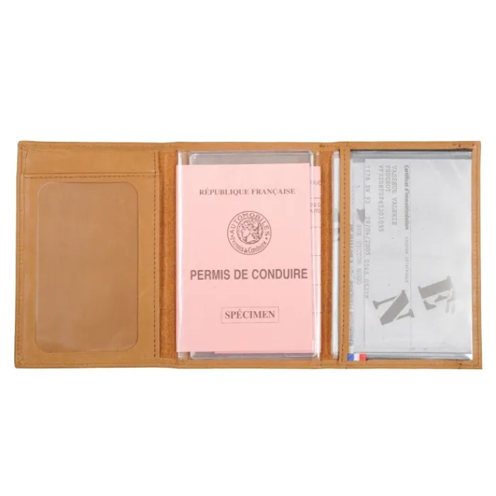 Frandi Porte carte grise homme ->Femme Porte-Papier Cuir | Porte-Papier Cuir