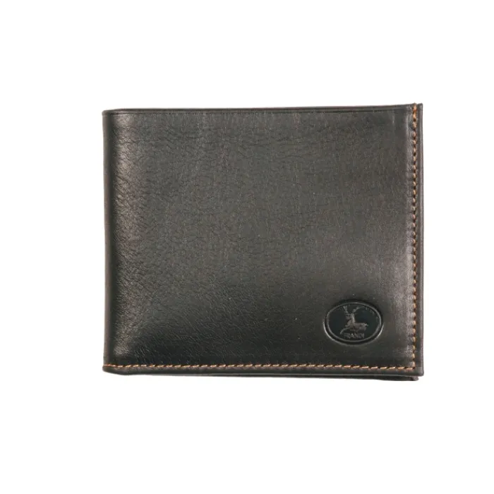Frandi Porte carte homme cuir noir ->Homme Porte-Carte Cuir