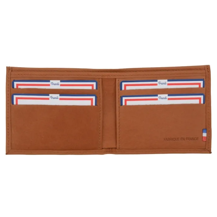 Frandi Porte carte homme cuir noir ->Homme Porte-Carte Cuir