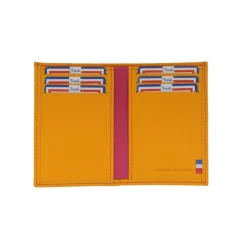 Frandi Porte carte homme en cuir bicolore -><noscript><img width=