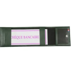 Frandi Porte chéquier compact en cuir -><noscript><img width=