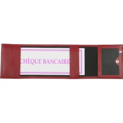 Frandi Porte chéquier compact en cuir -><noscript><img width=