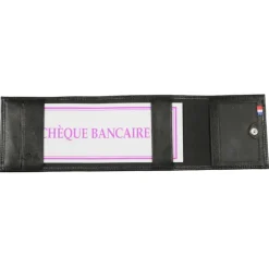 Frandi Porte chéquier compact en cuir -><noscript><img width=