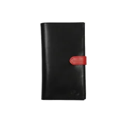 Frandi Porte chéquier cuir bicolore -><noscript><img width=