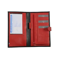Frandi Porte chéquier cuir bicolore -><noscript><img width=