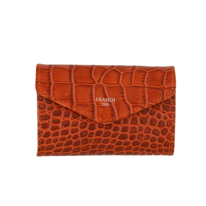Frandi Porte monnaie Croco>Femme Porte-Monnaie Cuir