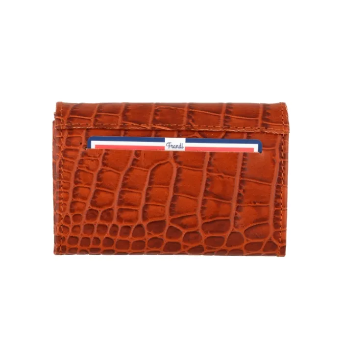 Frandi Porte monnaie Croco>Femme Porte-Monnaie Cuir