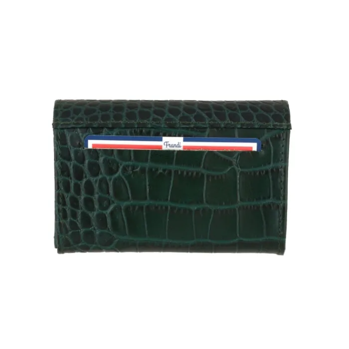 Frandi Porte monnaie Croco>Femme Porte-Monnaie Cuir