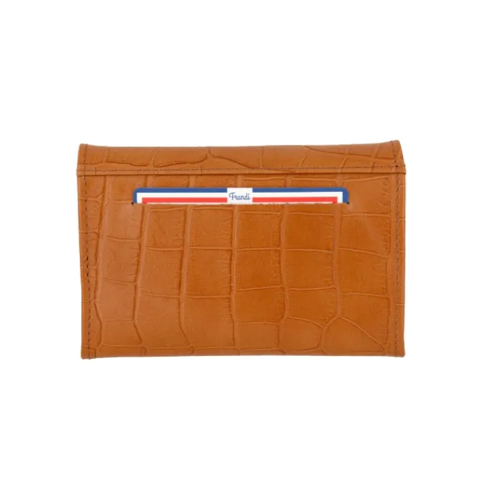 Frandi Porte monnaie Croco>Femme Porte-Monnaie Cuir