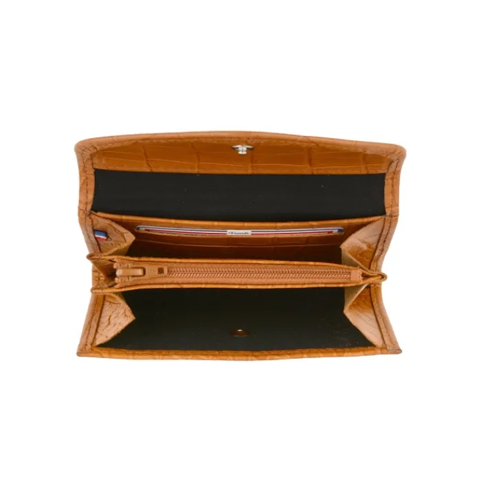 Frandi Porte monnaie Croco>Femme Porte-Monnaie Cuir