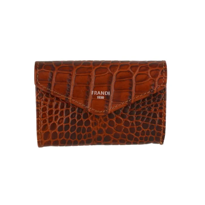 Frandi Porte monnaie Croco>Femme Porte-Monnaie Cuir