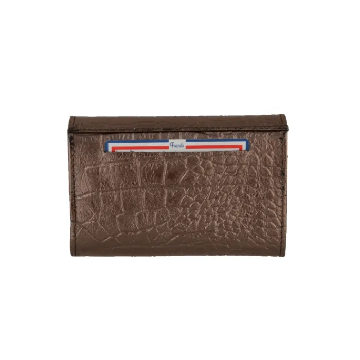 Frandi Porte monnaie Croco>Femme Porte-Monnaie Cuir