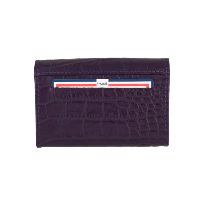 Frandi Porte monnaie Croco>Femme Porte-Monnaie Cuir