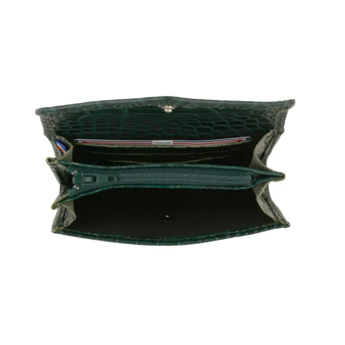 Frandi Porte monnaie crocodile>Femme Porte-Monnaie Cuir
